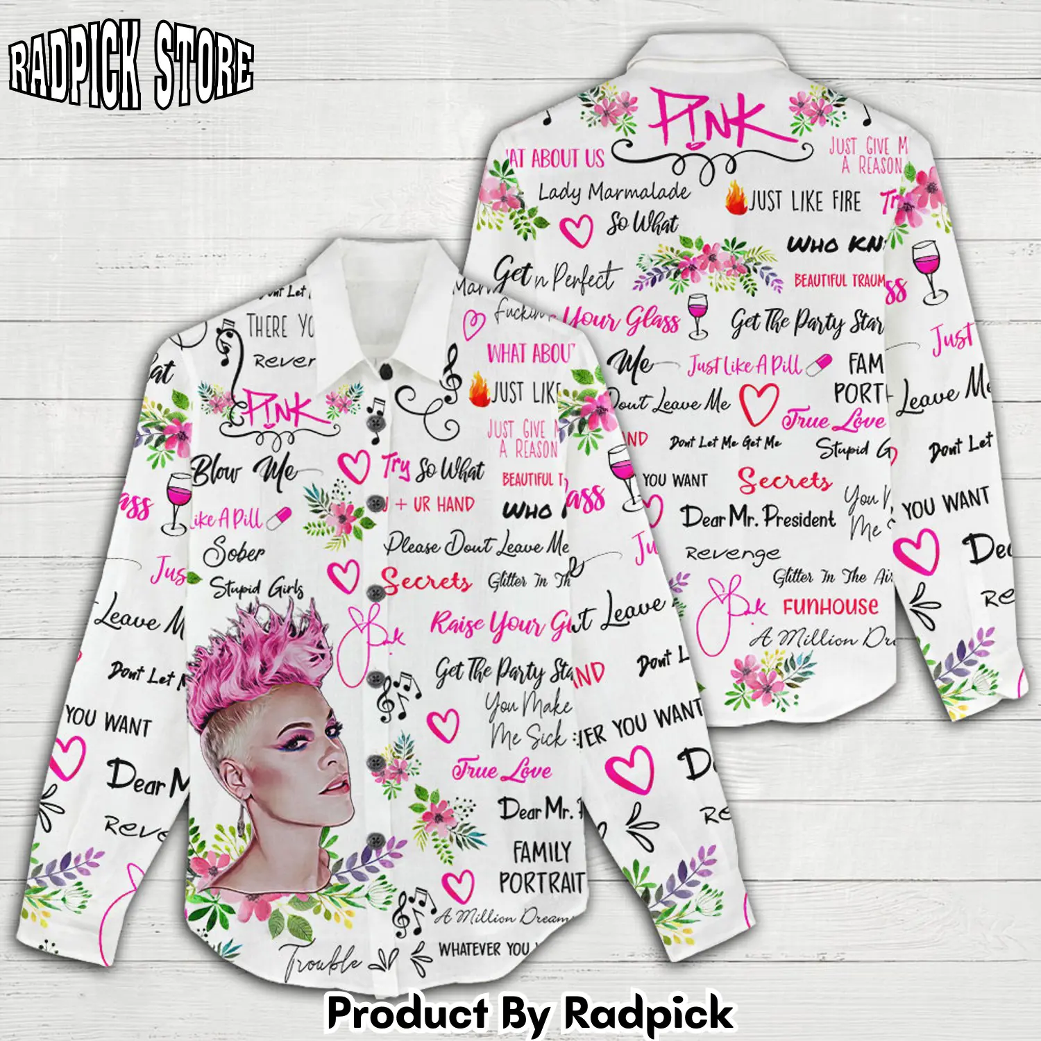 Radpick pnk 3d linen shirt rp662473